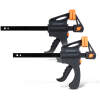 Afbeelding van Lijmklem Eenhands - 300 mm - Set Van 2 - Snelspanklem - Spreidklem - 500 N - Houtklem Voor Houtbewerking,