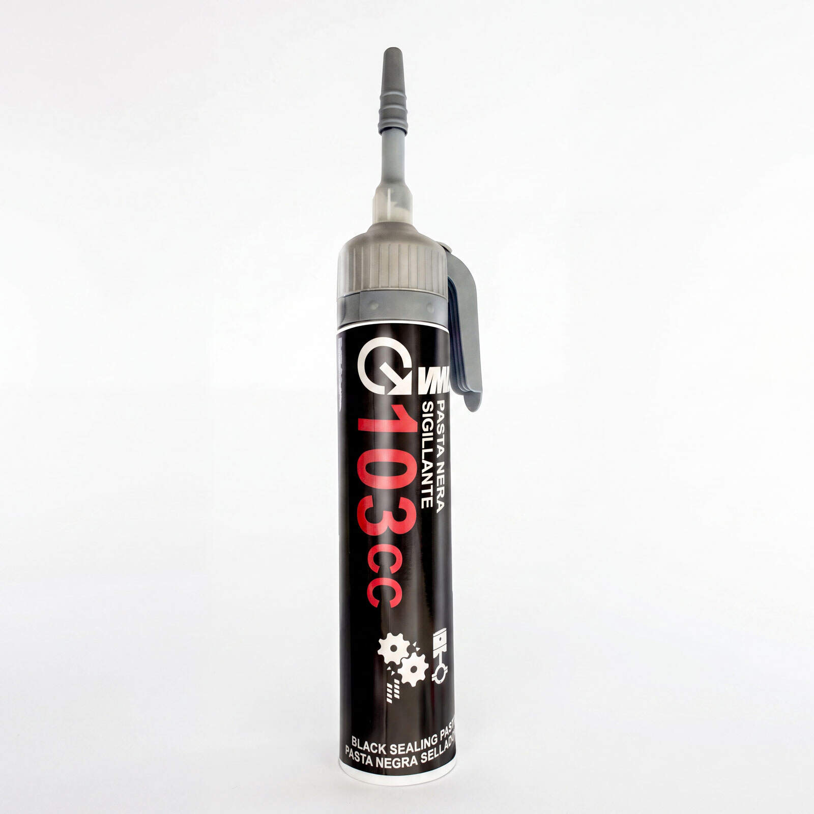 Afbeelding van Hittebestendige Afdichtingspasta Zwart 200 ml - Pakkingmaker - Hoge Temperatuur Kit - Motor, Kachel, Open