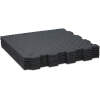 Afbeelding van Antislip Tegels Rubber - 6 Stuks - 40 x 40 x 1 cm - Puzzelmatten - Fitness Tegels - Garagevloer -