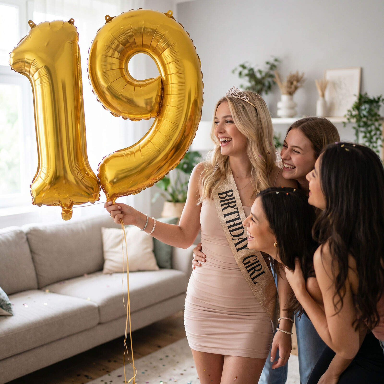 Afbeelding van Folieballon Cijfer 8 Goud 40 Inch - XXL Verjaardag Ballon - Helium Ballon - Nummer Ballon - Feestdecoratie -