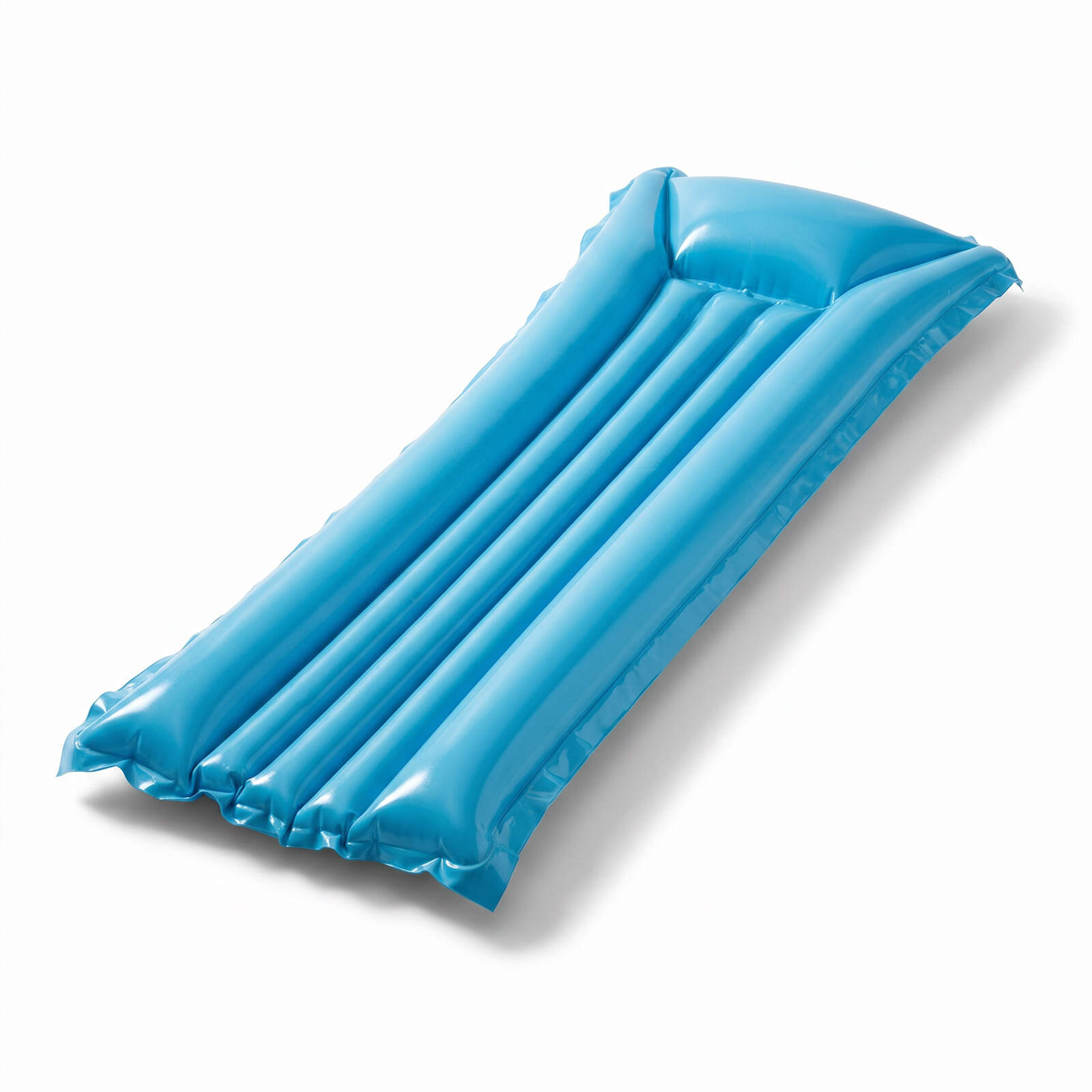 Afbeelding van Opblaasbaar Luchtbed Voor Zwembad - 174 x 56 x 18 cm - Blauw - PVC Waterluchtbed - Opblaasbare Luchtmatras