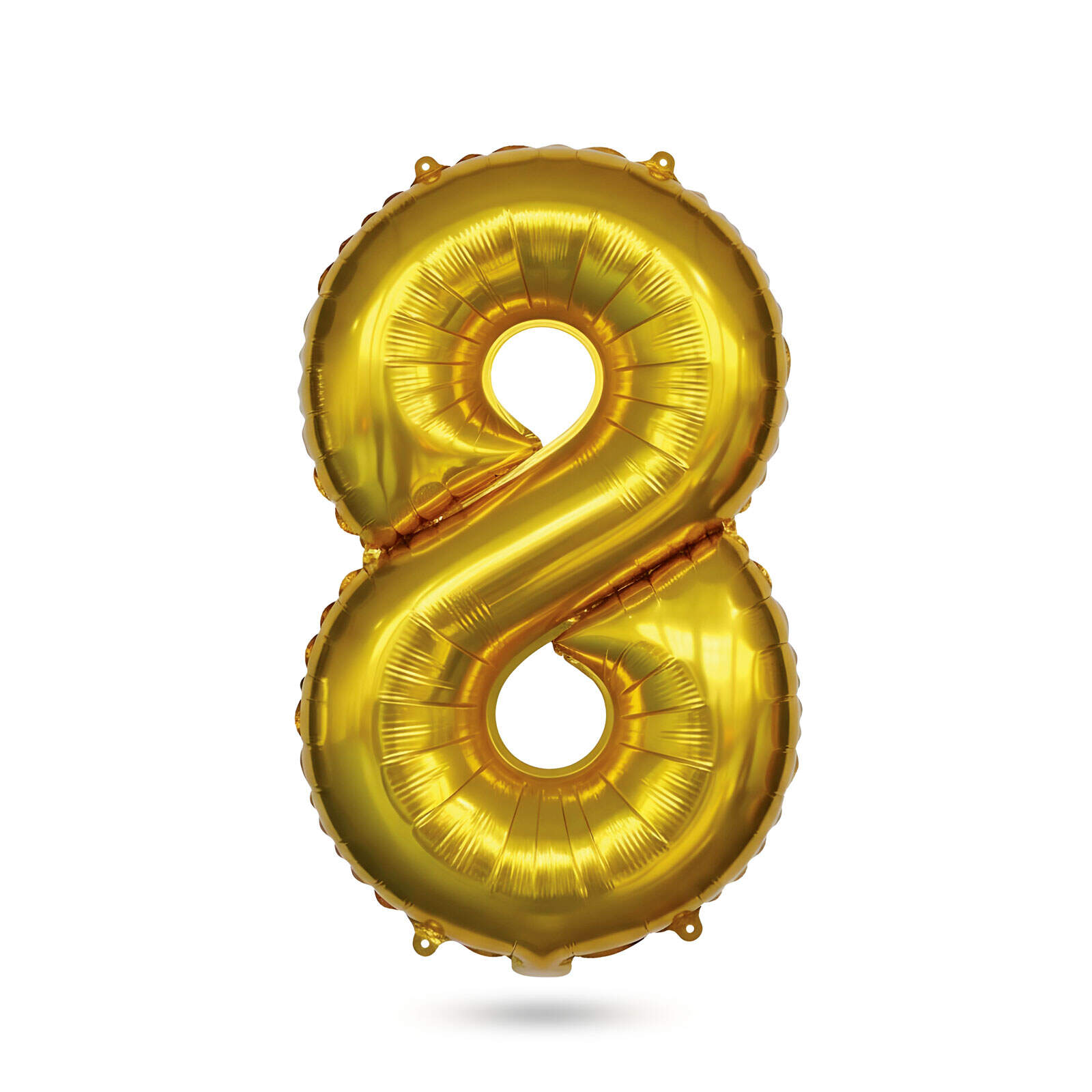 Afbeelding van Folieballon Cijfer 8 Goud 40 Inch - XXL Verjaardag Ballon - Helium Ballon - Nummer Ballon - Feestdecoratie -