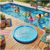 Afbeelding van Watersproeier Kinderen - 170 cm - Splash Pad - Waterspeelmat - Aansluiting Tuinslang - Opblaasbare