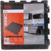 Afbeelding van Antislip Tegels Rubber - 6 Stuks - 40 x 40 x 1 cm - Puzzelmatten - Fitness Tegels - Garagevloer -