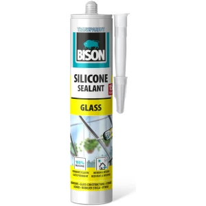 Afbeelding van BISON Glass Siliconenkit Transparant 280 ml - Glas Siliconenkit - Aquarium Siliconenkit - Waterdichte