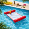 Afbeelding van Opblaasbare Waterhangmat - 108 x 73 cm - Watermatras met Net - Zwembad Hangmat - Luchtbed Voor Zwembad en