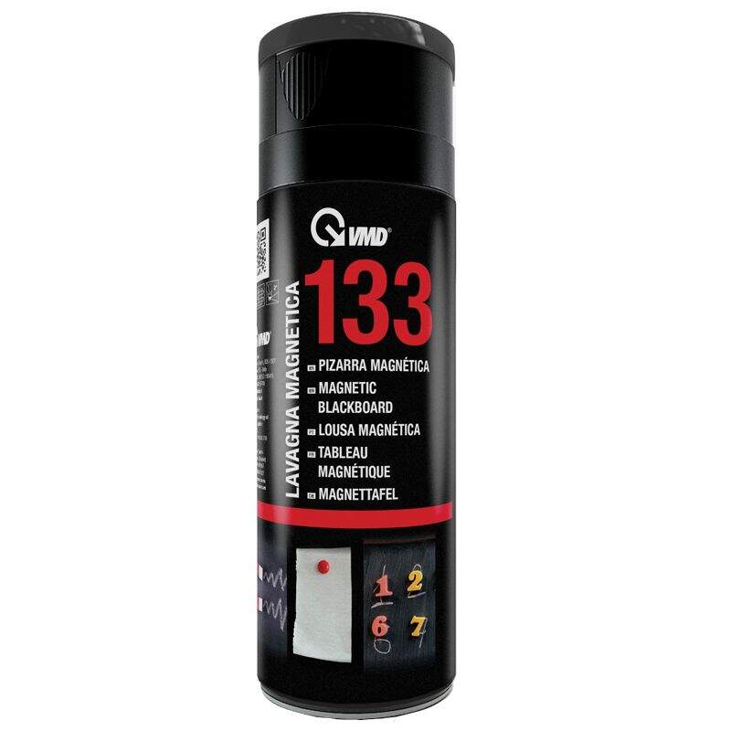 Afbeelding van Magnetische Schoolbordverf Spray 400ml - Zwarte Magneetverf en Krijtbordverf - Beschrijfbaar met Krijt -