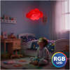 Afbeelding van Magische 3D Wolkenlamp met Afstandsbediening – RGB Nachtlamp met 16 Kleuren & 4 Lichtstanden – Gezien