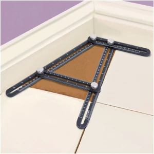 Afbeelding van Handy - Multi Hoekmeter | Professionele Metalen Gradenboog 31cm | Voor Timmerwerk, Tegelen & Laminaat -