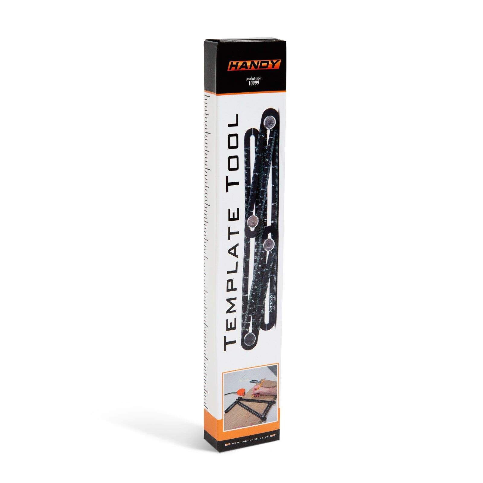 Afbeelding van Handy - Multi Hoekmeter | Professionele Metalen Gradenboog 31cm | Voor Timmerwerk, Tegelen & Laminaat -