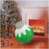 Afbeelding van Kerstverlichting Buiten Figuren op Netstroom - Reuze Kerstbal Verlicht Ornament XXL 83 x 60 cm - Binnen &