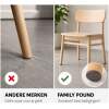 120x Premium Viltjes Stoelpoten - Zwart - Zelfklevend Anti Kras Meubelvilt voor Meubels - 120 stuks - Rond en Vierkant - Zelfklevende Stoelpoot Beschermers - Meubelglijders Antikras Vilt voor Stoel - Bank - Tafel - Elektrische Apparatuur - BPK
