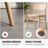120x Premium Viltjes Stoelpoten - Zwart - Zelfklevend Anti Kras Meubelvilt voor Meubels - 120 stuks - Rond en Vierkant - Zelfklevende Stoelpoot Beschermers - Meubelglijders Antikras Vilt voor Stoel - Bank - Tafel - Elektrische Apparatuur - BPK