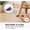 120x Premium Viltjes Stoelpoten - Zwart - Zelfklevend Anti Kras Meubelvilt voor Meubels - 120 stuks - Rond en Vierkant - Zelfklevende Stoelpoot Beschermers - Meubelglijders Antikras Vilt voor Stoel - Bank - Tafel - Elektrische Apparatuur - BPK