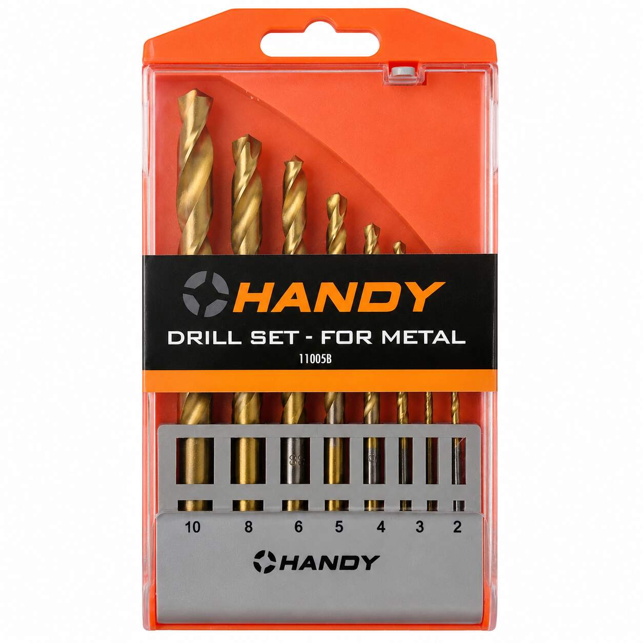 HANDY Metaalborenset 7-delig – Metaalboren 2 t/m 10 mm – DIN 338 – Boorset voor Metaal – Stalen Spiraalboren