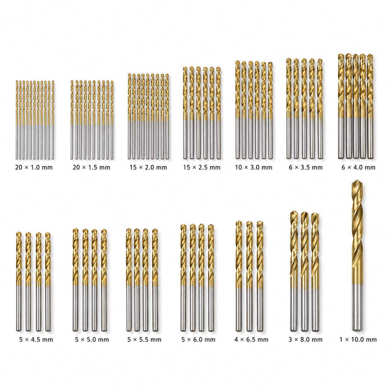 HANDY 120-delige HSS Metaalborenset 1-10 mm – Metaalboren Set – Boorset Metaal – HSS Boren voor Staal, Aluminium & Koper – Boor Set in Koffer