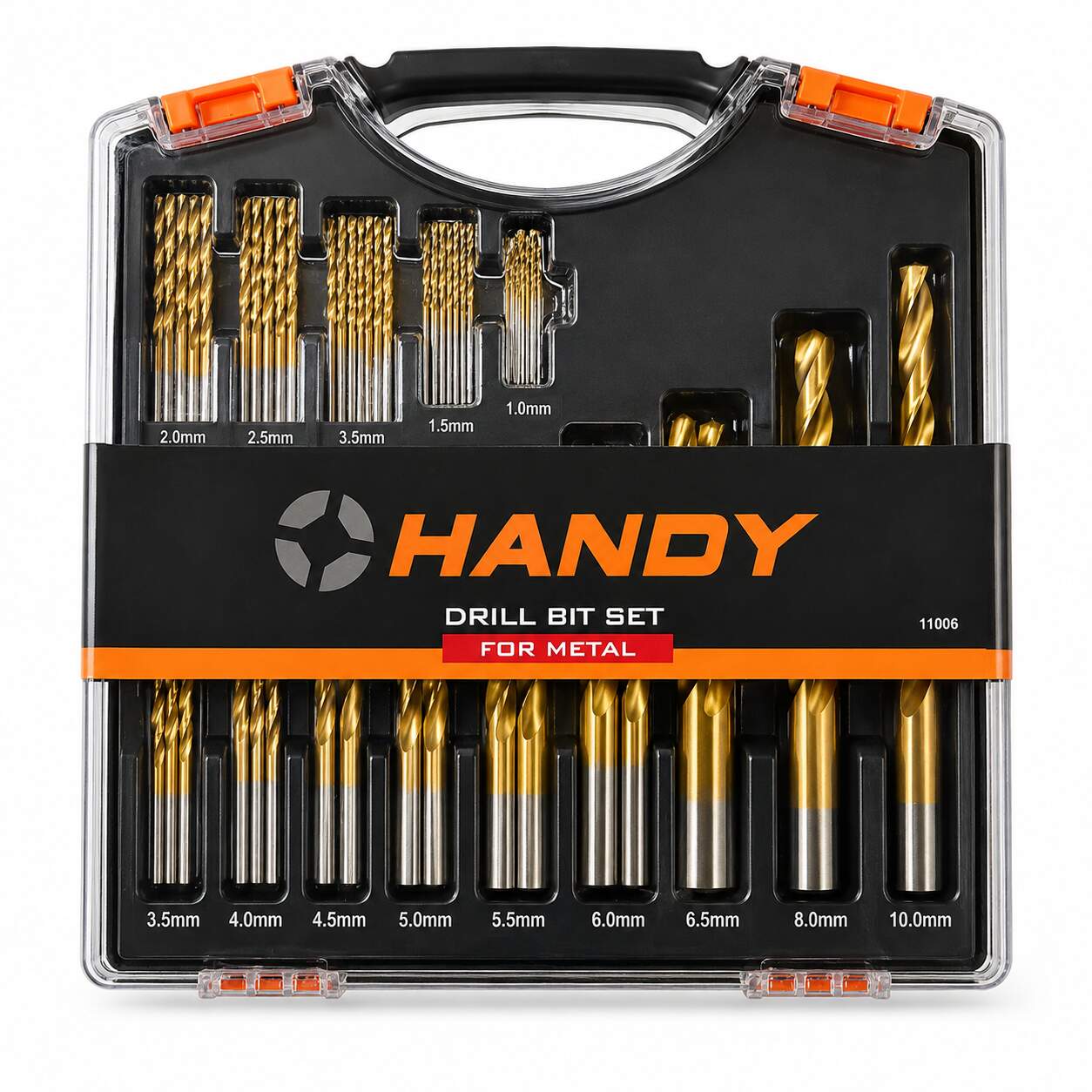 HANDY 120-delige HSS Metaalborenset 1-10 mm – Metaalboren Set – Boorset Metaal – HSS Boren voor Staal, Aluminium & Koper – Boor Set in Koffer