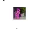 Neon LED Flamingo Lamp - Roze - op USB of op Batterij - LED Neon Tafellamp - Flamingo Nachtlamp - Sfeerverlichting voor Kinderkamer - Bureau - Slaapkamer - Woonkamer - 29,5 cm