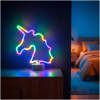 Neon LED Lamp Eenhoorn – Multicolor – USB & Batterij – Unicorn Kinderkamer Decoratie – 28,5 x 24,5 cm