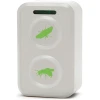 Motten- en wespenverjager - Elektromagnetisch, batterijgevoed (6×AAA, excl.) - 50 m² bereik - Intervalalarm, LED-display, chemisch vrij, wit [55662]