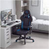 TitanForce gamingstoel met kussens - zwart/blauw - 122 x 65 x 53 cm 1 Stuks [BMD1124BL]