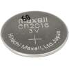 1x Knoopcel batterij Type: CR 2016 • Li (Lithium) 1 Stuks [18740-1]