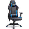 TitanForce gamingstoel met kussens - zwart/blauw - 122 x 65 x 53 cm 1 Stuks [BMD1124BL]