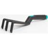 Hand Cultivator Tuingereedschap – Handwoeler / Handvork / Krabber / Hand Harkje – 75 mm Breed, 290 mm Lang – Kunststof Handvat – Voor Tuinieren En Planten [11290B]