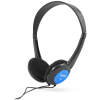 Maxell kinder Koptelefoon / Hoofdtelefoon - 3,5 mm jack - Volumebegrenzing - 30 mm drivers - Lichtgewicht - 1,2 m kabel - Blauw kunststof - Comfortabele oorkussens [52047BL]