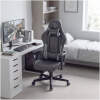 TitanForce gamingstoel met kussens - zwart/grijs - 122 x 65 x 53 cm 1 Stuks [BMD1124GY]
