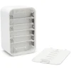 Motten- en wespenverjager - Elektromagnetisch, batterijgevoed (6×AAA, excl.) - 50 m² bereik - Intervalalarm, LED-display, chemisch vrij, wit [55662]