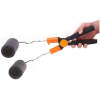 X-Design Verfroller 21 cm - Voor Palen, Spijlen, Hekken & Hoeken - Dubbelzijdig - Spatvrij [A0097]