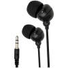 Oordopjes met 3,5 mm jack - zwart - ergonomisch ontwerp - neodymium magneet voor diepe bas en helder geluid - geschikt voor smartphone, laptop en tablet - kabellengte 1,2 m - frequentiebereik 20 Hz - 20 kHz [52021]