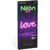 Neon LED-lamp - roze "Love" - 3 x AA + USB - 34 x 1,6 x 12,5 cm 1 Stuks [43996H]