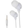 In-ear oordopjes - 3,5 mm jack - Neodymium magneet voor diepe bass - Ergonomisch ontwerp - 1,2 m kabel - Wit [52020]