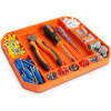 Rubberen Gereedschapstray met Liniaal - 26 x 23,5 x 2,5 cm voor Klussen, Renovaties en Auto Assemblage [11985B]