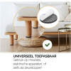 120x N'JOY LIFE Premium Viltjes Stoelpoten - Wit - Zelfklevend Anti Kras Meubelvilt voor Meubels - 120 stuks - Rond en Vierkant - Zelfklevende Stoelpoot Beschermers - Meubelglijders Anti