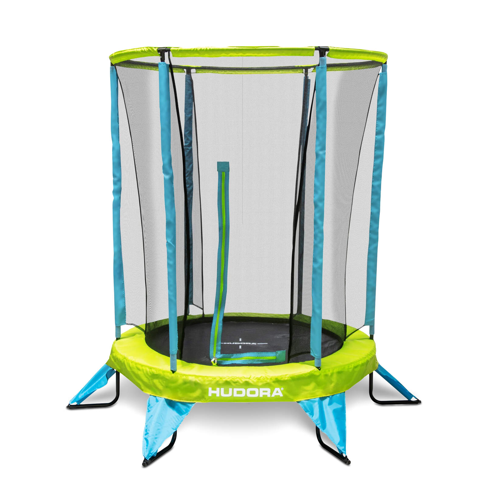 Kinder Trampoline met Veiligheidsnet - 140 cm - Indoor & Outdoor Mini Trampoline voor Kinderen - Fitness Trampoline met Net - Tuintrampoline Rond - Speeltoestel voor Buiten en Binnen - Zw