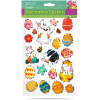 Decoratieve paassticker - diverse kleuren - 20,7 x 13,9 cm 1 Stuks [57978]