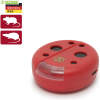 Muizen- en rattenverjager met LED-lamp - Draadloos - Bereik 30 m² binnen / 6 m buiten - Batterijgevoed - Voor huis, tuin, camping en boot [55652]