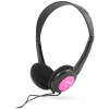 Maxell kinder Koptelefoon / Hoofdtelefoon - 3,5 mm jack - Volumebegrenzing - 30 mm drivers - Lichtgewicht - 1,2 m kabel - Roze kunststof - Comfortabele oorkussens [52047PK]