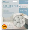 Zelfklevende Anti-Slip Badkamer Stickers Rond 19 cm – Wit Steenpatroon– 4 Stuks – Douche & Bad Veiligheid - BPK
