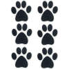 Zelfklevende Anti-Slip Stickers Voetafdruk 10 cm – 6 Stuks – Bad & Douche Veiligheid – Zwart/Wit - BPK