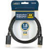 DisplayPort Kabel – DP 1.4 – 4K – 1,8 m – Vergulde Connectoren – Zwart - 1 Stuks [20333B]
