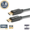 DisplayPort Kabel – DP 1.4 – 4K – 1,8 m – Vergulde Connectoren – Zwart - 1 Stuks [20333B]