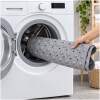 HSXL - Antislipmat - 100x40CM - Incl. Netspons - Antislip Douchemat / Badmat Grijs met Zuignappen – Mat voor in bad – Anti Slip Douche Cabine Mat – Mat voor in de Badkamer - Badkamer accessoires