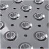 HSXL - Antislipmat - 100x40CM - Incl. Netspons - Antislip Douchemat / Badmat Grijs met Zuignappen – Mat voor in bad – Anti Slip Douche Cabine Mat – Mat voor in de Badkamer - Badkamer accessoires