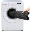 HSXL - Antislipmat - 100x40CM - Incl. Netspons - Antislip Douchemat / Badmat Zwart met Zuignappen – Mat voor in bad – Anti Slip Douche Cabine Mat – Mat voor in de Badkamer - Badkamer accessoires