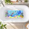 HSXL - Antislipmat - 100x40CM - Incl. Netspons - Antislip Douchemat / Badmat voor Kinderen met Zuignappen – Mat voor in bad – Anti Slip Douche Cabine Mat – Mat voor in de Badkamer - Badkamer accessoires