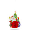 Kerstdecoratie - set papieren lantaarns - 11 x 13 cm - 4 stuks per verpakking 1 Stuks [59731]